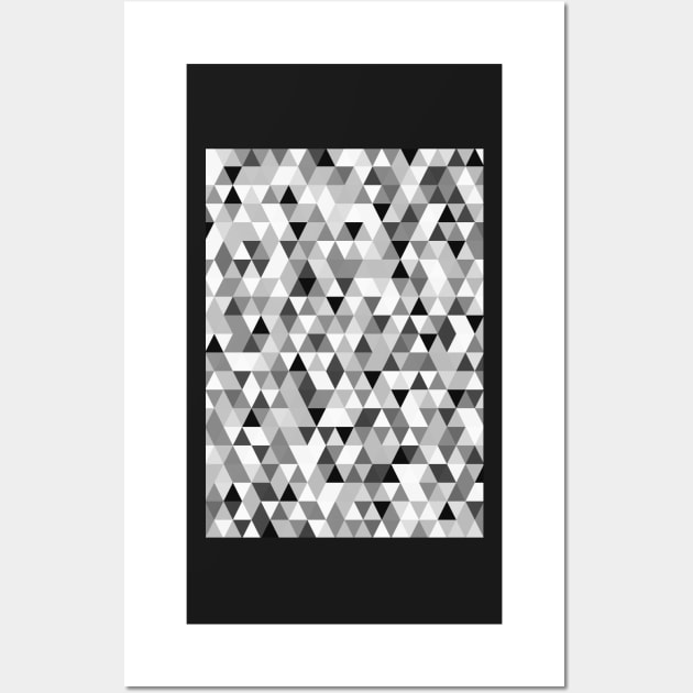 Monochrome Geometry Wall Art by Blue-Banana